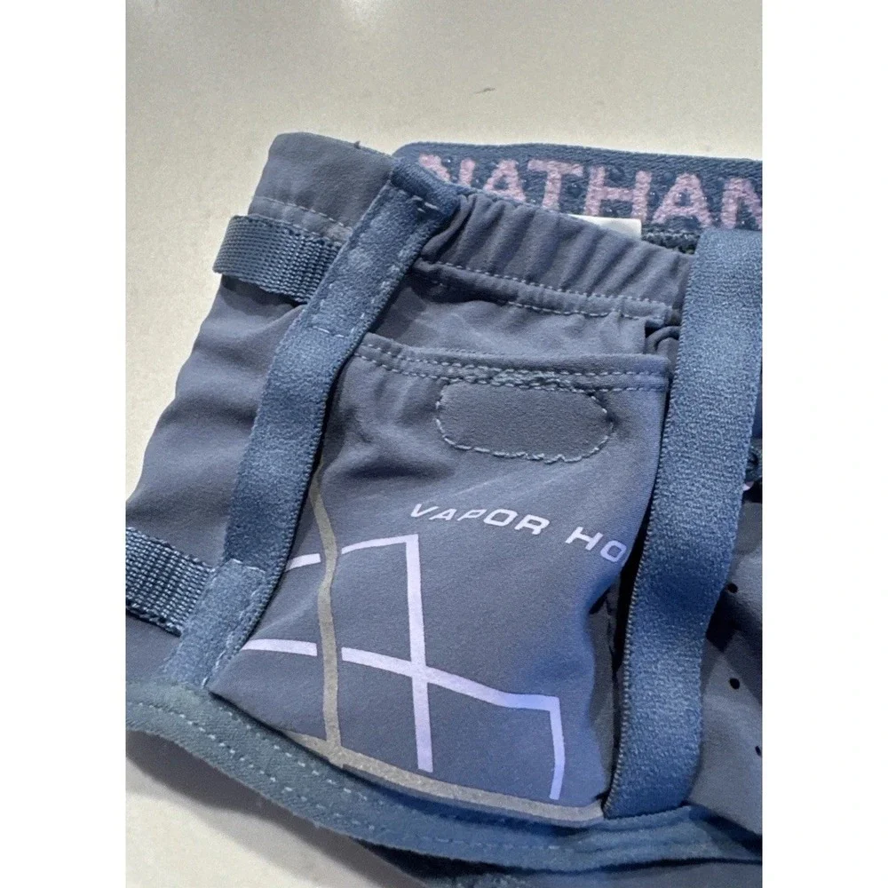 Nathan VaporHowe Blue Waist Pak Hydration Belt Run NO FLASK READ